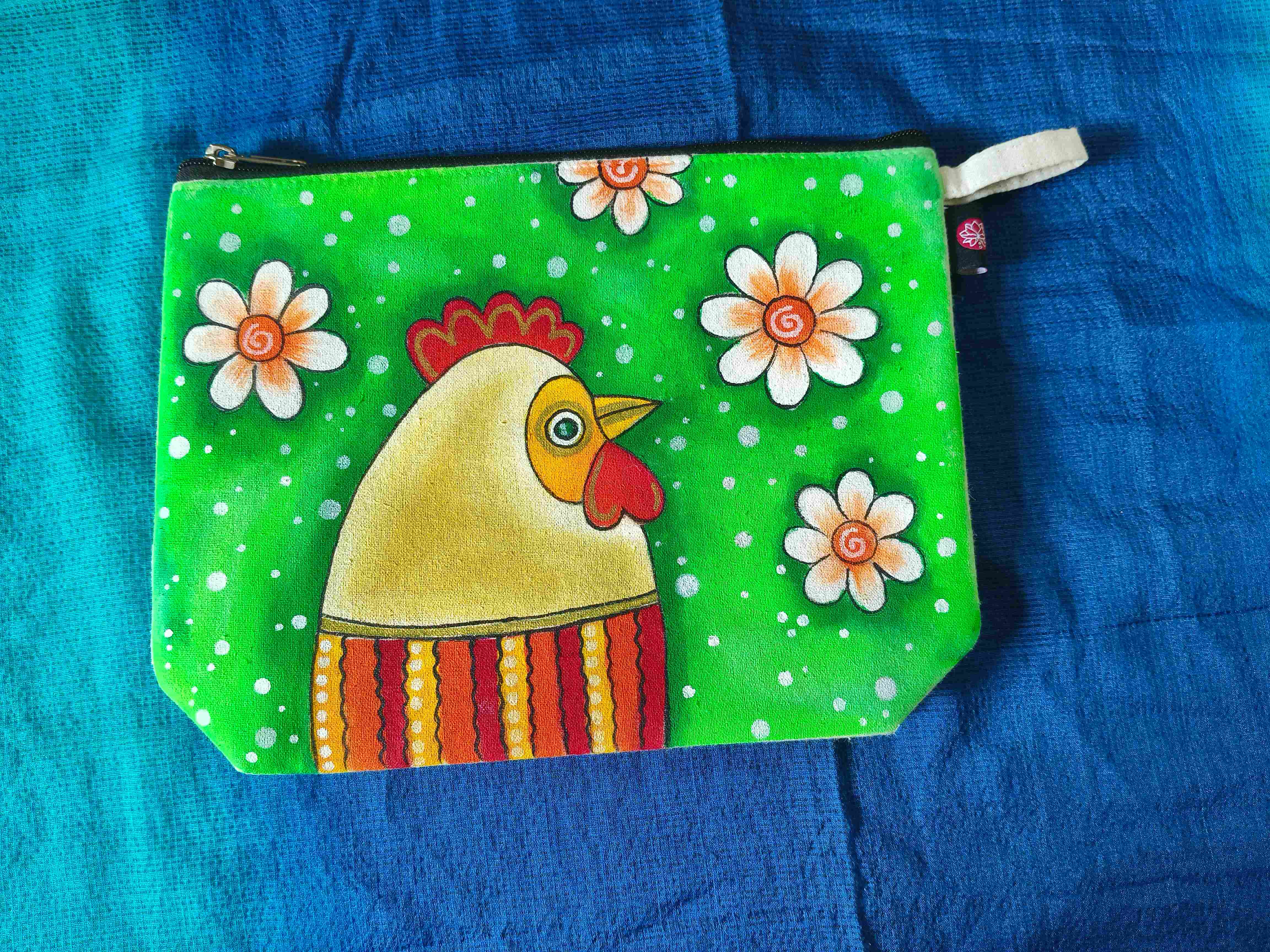 Handpainted Pouch